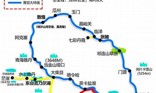 大西北旅游攻略路线推荐_大西北旅游攻略路线推荐图