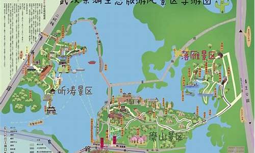 武汉东湖风景区地图_武汉东湖风景区地图高清版