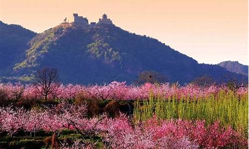 平谷桃花海观景最佳地点_平谷桃花海