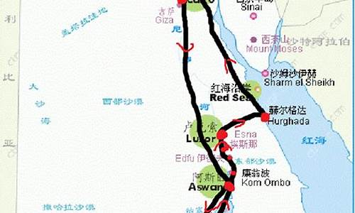 埃及旅游路线设计图_埃及的旅游线路