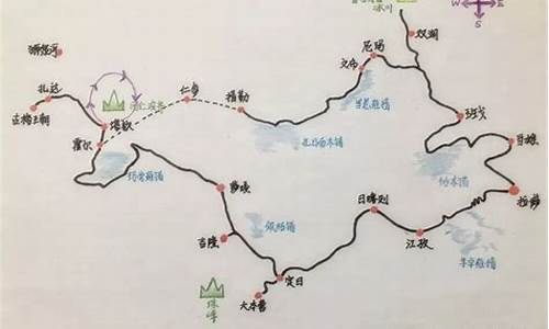 山东旅游路线图简笔画简单_山东旅游路线图简笔画简单又漂亮